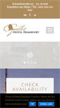 Mobile Screenshot of goethe-hotel-frankfurt.de